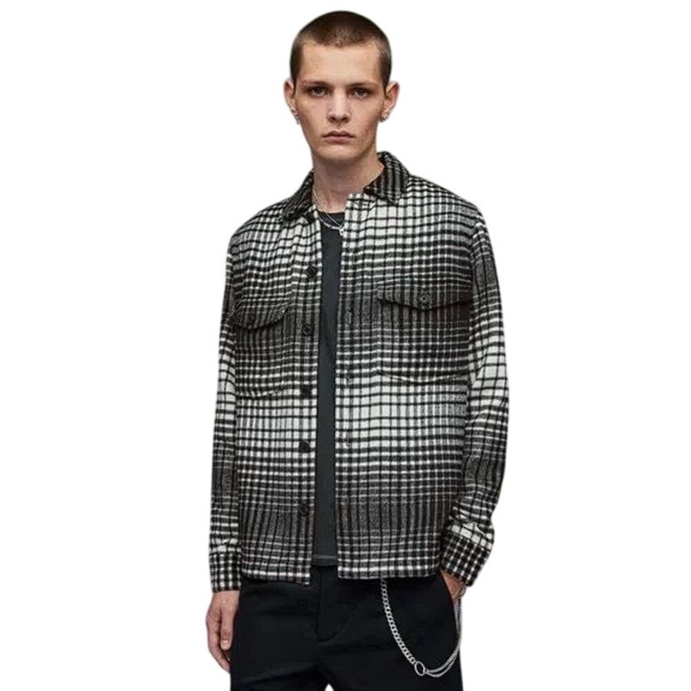ALLSAINTS Men's Bronxville Checked Shirt Size XXL